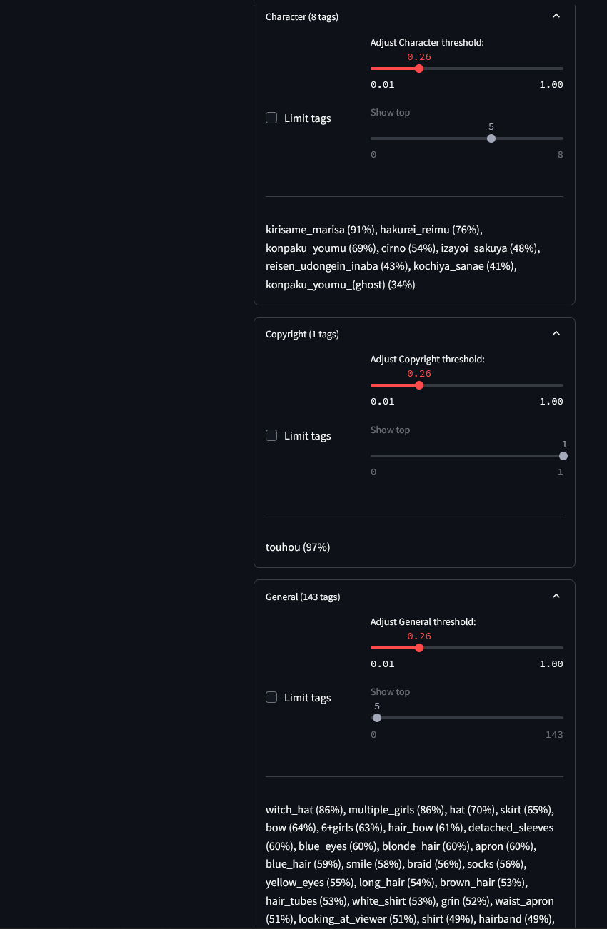 Tag Results Example