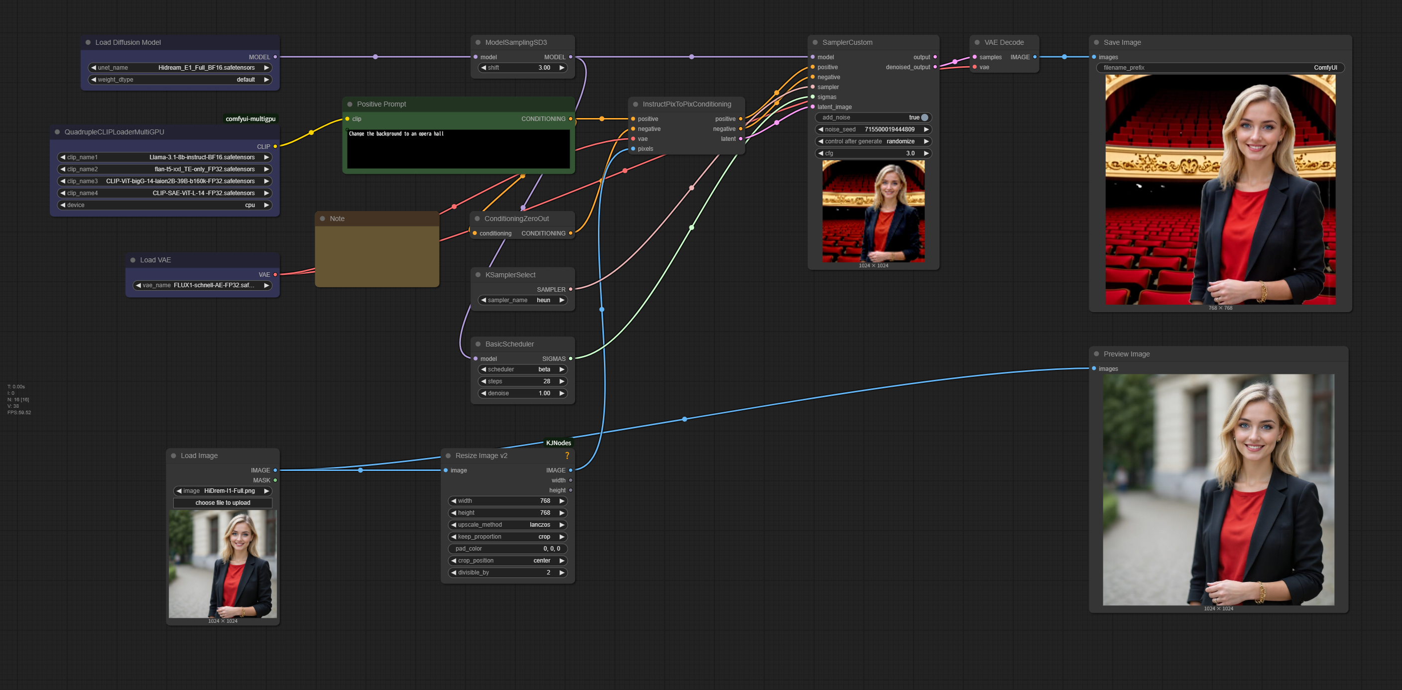 HiDream-I1-Full workflow