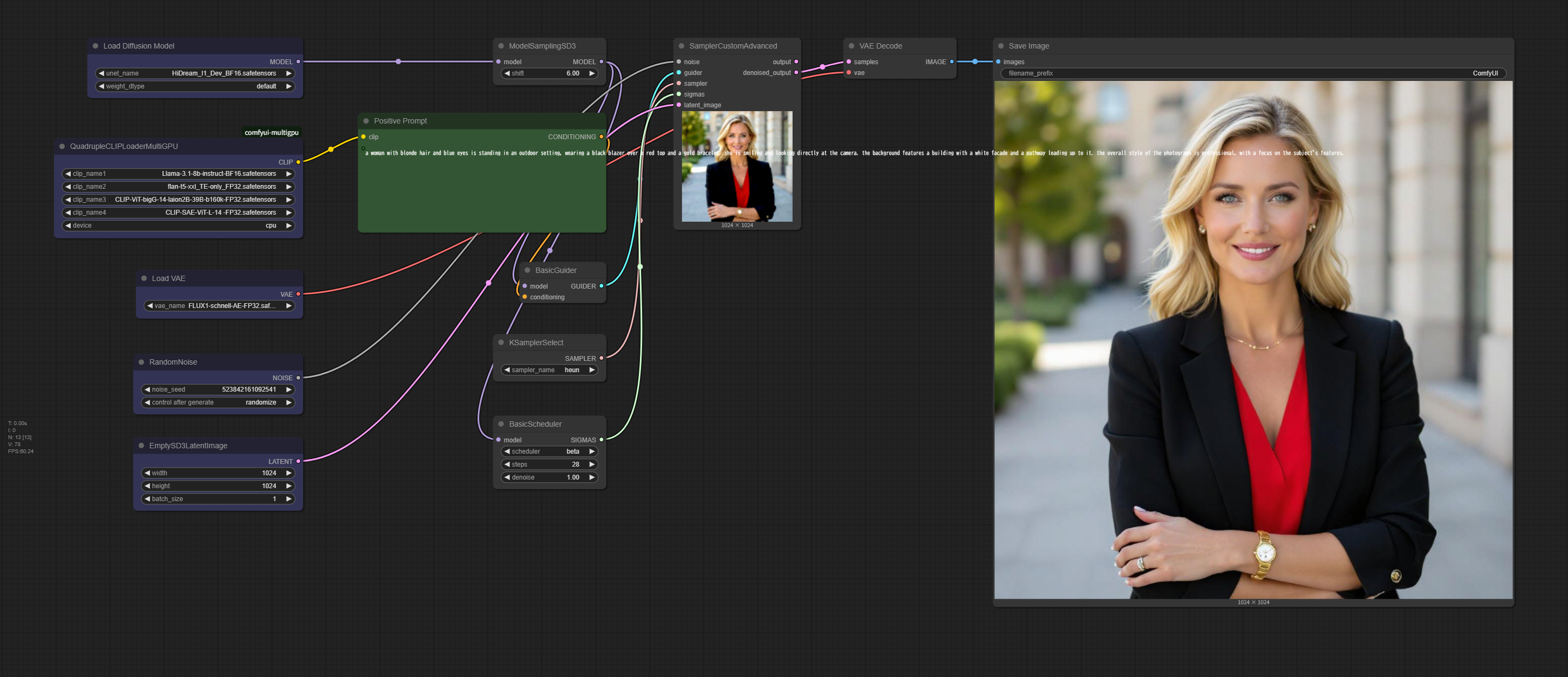 HiDream-I1-Dev workflow